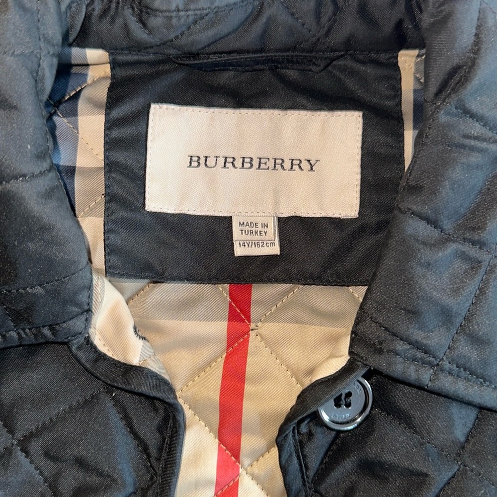 Burberry Jacket Black Perfect Condition. - image 2